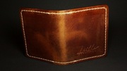 Portfel wykonany  ze skóry naturalnej handmade 