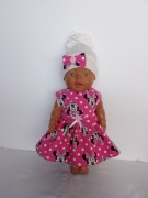 Sukienka dla lalki 42-45 cm Baby Born 
