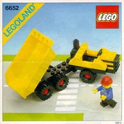 KLOCKI LEGO ZESTAW NR 6652 DUMPER WYWROTKA TOWN AUTO LEGOLAND RARE MAKIETA