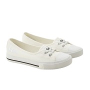 LEE COOPER Trampki damskie wsuwki tenisówki rozmiar 36/22,5cm białe tkanina