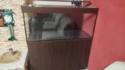 Akwarium 120x50x50 z szafką i koroną 