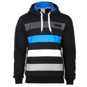  Bluza męska Adidas Men Sf Striped Hood Black Swea