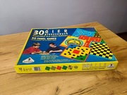 Gry planszowe retro 30 gier planszowych chińczyk, samotnik, wyścigi konne 