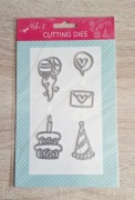 Scrapbooking - wykrojniki urodzinowe (balony, tort i inne)