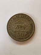 Brytyjska Afryka Wschodnia 50 centów 1949 rok