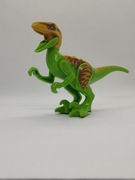 Minifigurka dinozaur Raptor z świata Jurassic Park Kompatybilna z LEGO