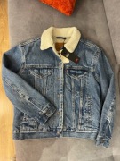 Kurtka jeansowa katana Levi’s z kożuszkiem nowa S męska 