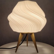 Nowoczesna lampa stołowa – designerska lampka nocna, unikalna forma