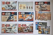 LEGO Star Wars pakiet 10 instrukcji (instrukcja, instrukcje)
