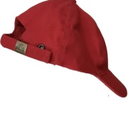 Czapka z daszkiem z bawełny 100%, one size, czerwona