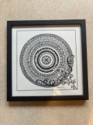 Obraz, grafika, mandala