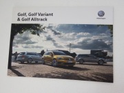 Prospekt Volkswagen Golf, Golf Variant & Golf Alltrack 64 strony !