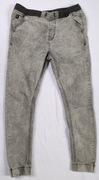 SPODNIE BOJÓWKI MĘSKIE DŻINSOWE SZARE CROPP ROZMAR L
