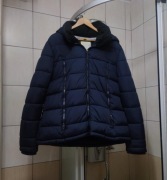 kurtka puchowa męska  Alife and  Kickin XXL granatowa ciemna niebieska clas