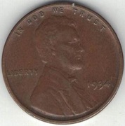 77 USA 1 cent 1934