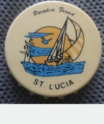 Magnes na lodówkę  Saint Lucia Karaiby Otwieracz