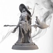 Figurka druk 3D żywica " Sorceress - F004 " - 12 cm