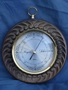 Barometr mechaniczny sygnowany Fischer śr. 199 / cyferblat 133 mm 