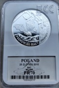Moneta 20 złotych 2010 r Podkowiec Mały srebro Grading 
