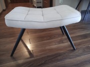 Podnóżek krzesło beżowe nowe Agata meble 