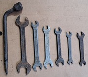 Klucze 10szt. + przecinak PRL