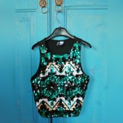 Top cekiny Divided H&M r. S