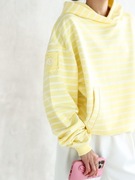 BLUZA DRESOWA OVERSIZE PASTELE PASKI WIOSNA 2026