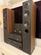 Zestaw kino domowe 5.0 Yamaha RX-V485 +INDIANA line Nota 550x/740x/240