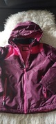 Zimowa kurtka narciarska dla dziewczynki r.140 BDB