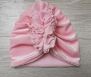 Turban zimowy welur i polar 