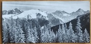 TATRY Widok z Gęsiej Szyi na Wysokie Tatry