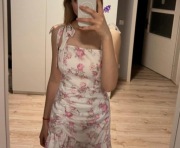 Sukienka w kwiatuszki Shein Mod rozmiar S 36 różowe kwiatki nowa z metką