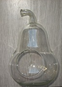 Szklana gruszka dekoracja + gratis słoiczek z przykrywką