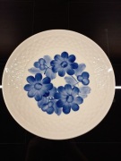 Talerz ZF Koło PRL vintage ręcznie malowany porcelana fajans