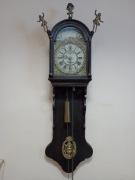 ZEGAR WISZĄCY WAHADŁOWY ANTYK XVIII/XIX w.