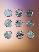 Seria Srebrne monety Marvel 9 x 1oz Ag