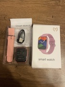 DAMSKI SMARTWATCH NOWY KOLOR PUDROWY RÓŻ 