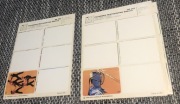 5 naklejek KAW dekomplet vintage 
