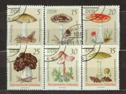 NRD - seria 6 znaczków - grzyby