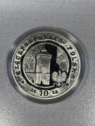 10 zł, 750 lat Lokacji Krakowa, 2007r.stan mennicz - srebro inwestycyjne