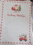 List do MIkołaja Papeteria Ozdobna A4, 1 sztuka. Śliczna, Nowa