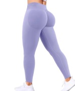 Bezszwowe spodnie damskie do jogi z wysoką talią fitness