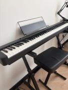 Casio CDP-S110BK Digital Piano (88 Weighted Keys) - Full Set