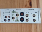 Spitfire IX/XVI, kalkomania vintage Matchbox, 1/72
