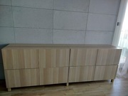 Długa komoda do salonu szuflady 240/87 Ikea