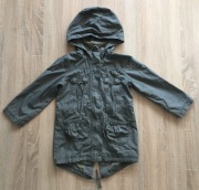 RESERVED Parka przejściowa khaki kaptur 110