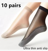 Skarpetki damskie 10 par rajstopowe 20 Den Czarne lub Beżowe 