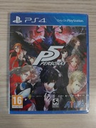 Persona 5 PS4 PS5 Nowa FOLIA ANG Okładka