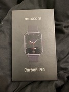 Smartwatch Maxcom Carbon Pro | Duży ekran | Krokomierz | Stan idealny