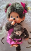 Monchhichi małpka mama z dzieckiem 20 cm